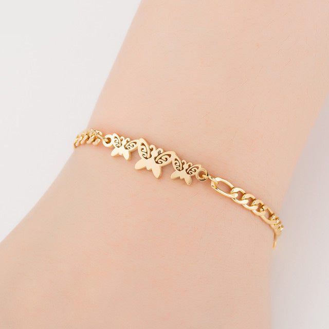 Wholesale Couple Bracelet Female High Sense Titanium Steel Bracelet Niche Design Couple Jewelry Stainless Steel Animal Letter Jewelry
